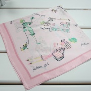 Silk scarf, silk