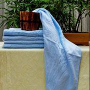 Bamboo towel with Jacquard